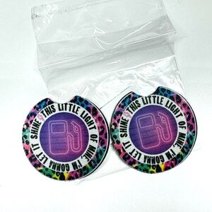 This Little Light of Mine Car Coasters